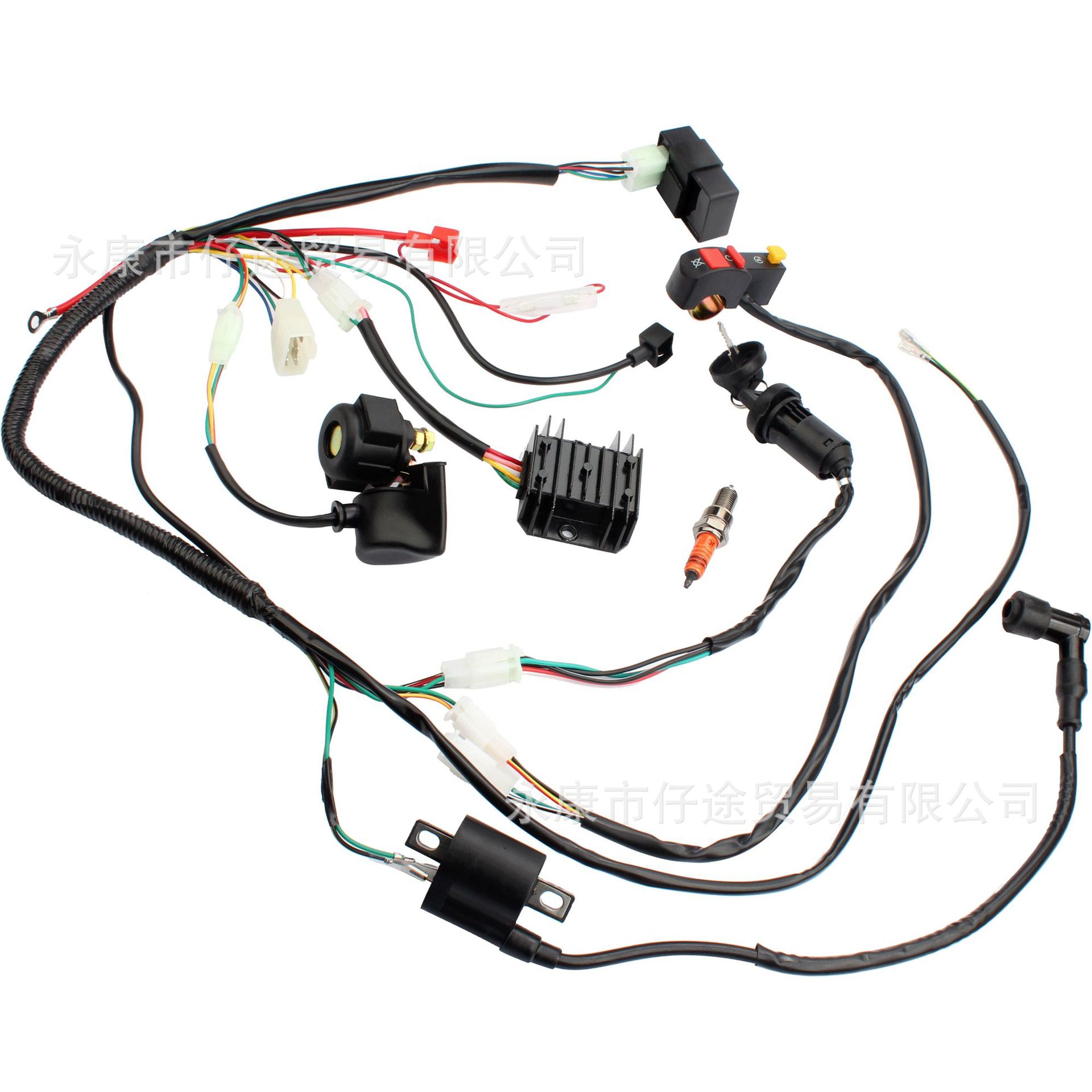 Offroad-motorradteile 125 150 200 250 Cm³ Kompletter Kabelbaum Startsystem Zündanlage Cdi