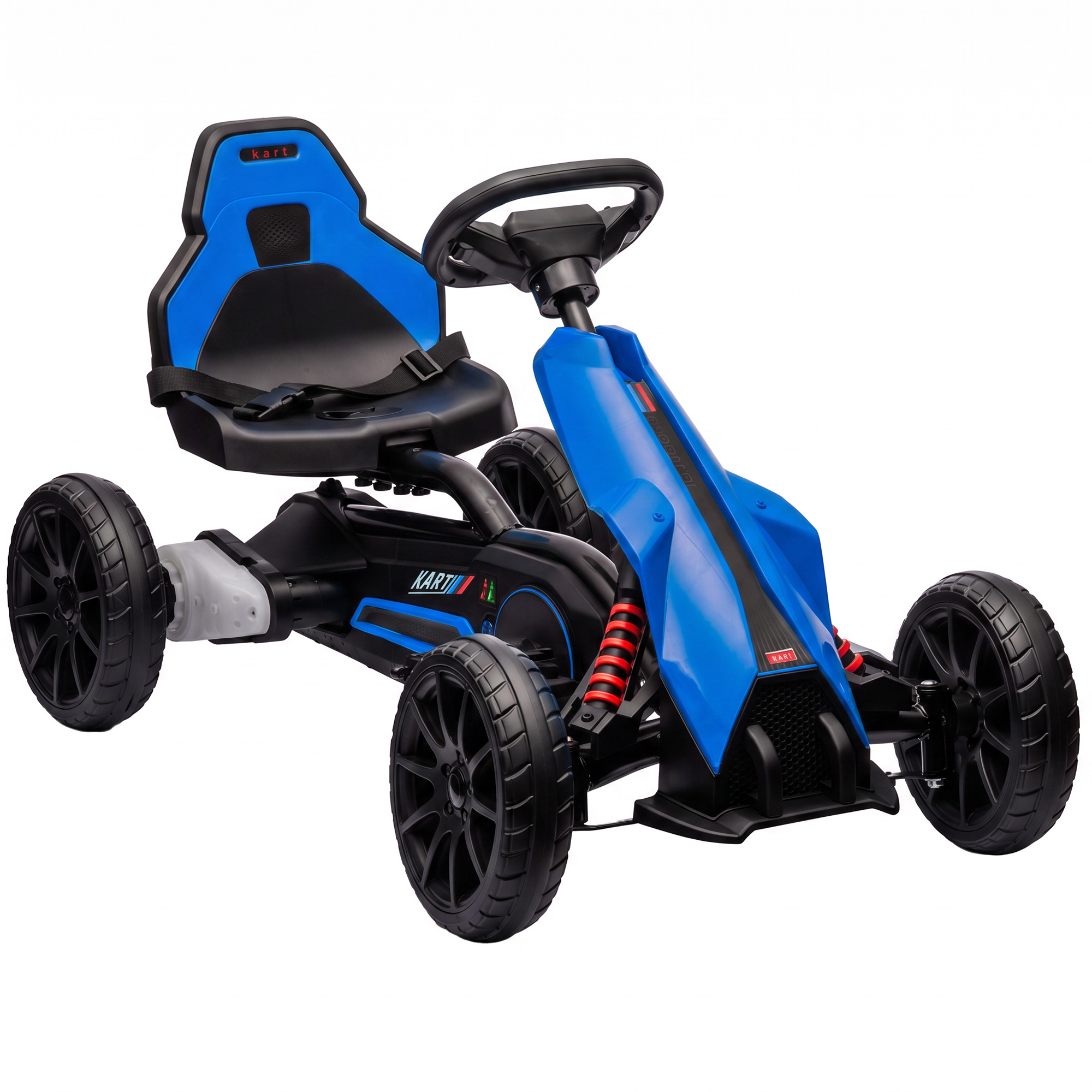 Kinder Elektro Gokart 12 V 3-5km/h Go Kart Für 3-8 Jahre, Blau