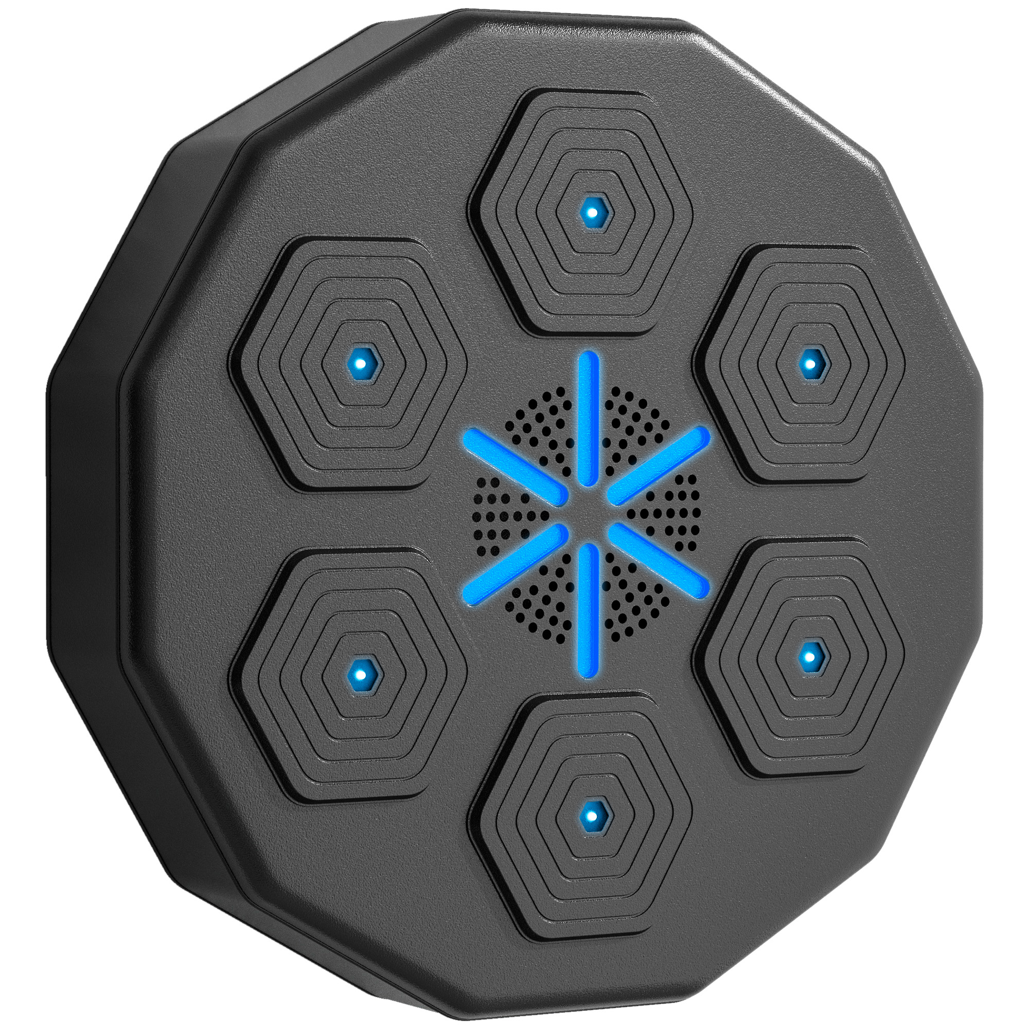 Musikboxmaschine Zur Wandmontage Mit Bluetooth-musikwiedergabe, 40 X 40 X 7,5 Cm, Schwarz