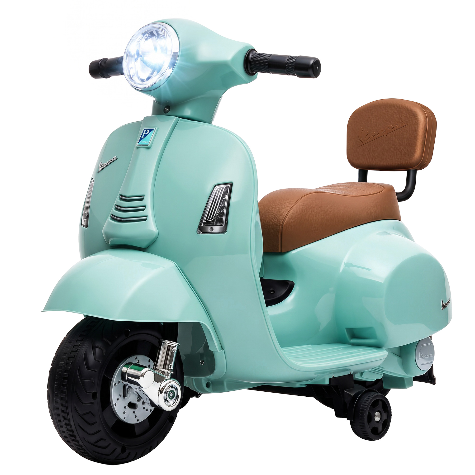 Elektro Motorrad Kinder Mini Vespa Gts 6v Elektromotorrad Grün