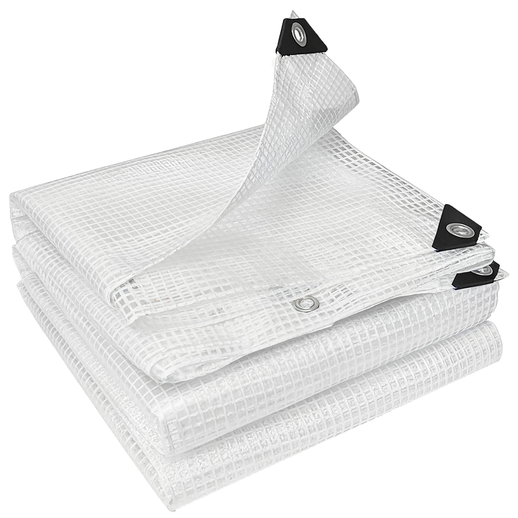 Schutzplane 6x4 M Pe 140 G/m² Wasserdicht Uv-beständig Weiß