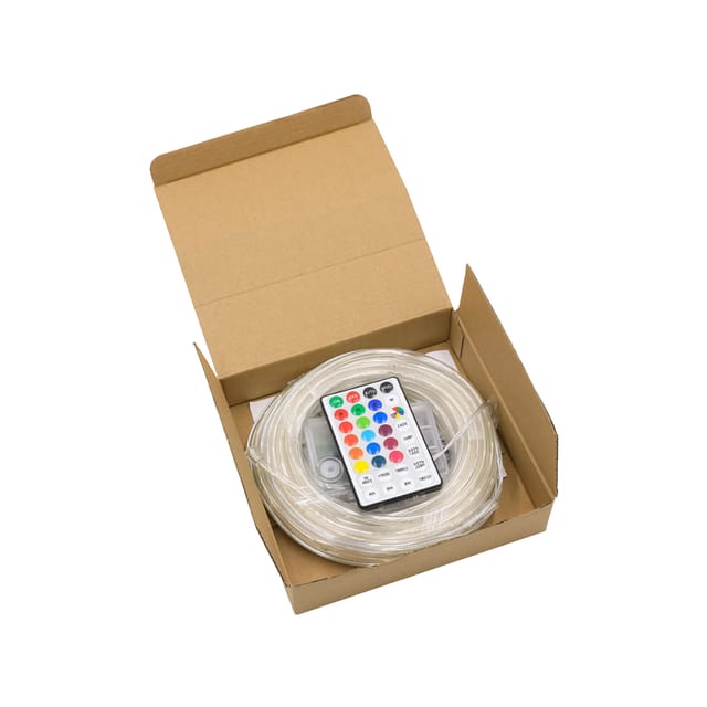 Led-trampolinbeleuchtungsset – 12 M Mit Batterie Und Fernbedienung, Mehrfarbiges Pvc, Ip65