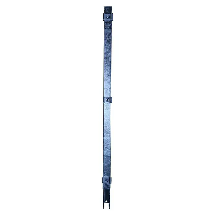 FA-Bausysteme Zaunpfosten Verlängerung (Höhe: 80 cm, Zink, Stahl, Passend für: Doppelstabmattenzaunpfosten)