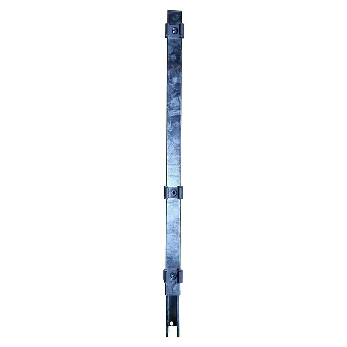 FA-Bausysteme Zaunpfosten Verlängerung (Höhe: 60 cm, Zink, Stahl, Passend für: Doppelstabmattenzaunpfosten)