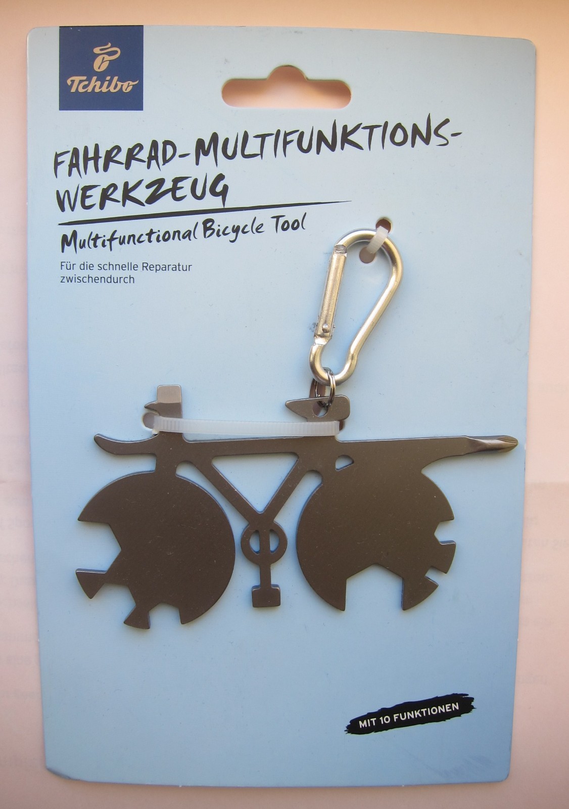 Tchibo Fahrrad - Multifunktions - Werkzeug Bicycle Tool mit 10 Funktionen NEU