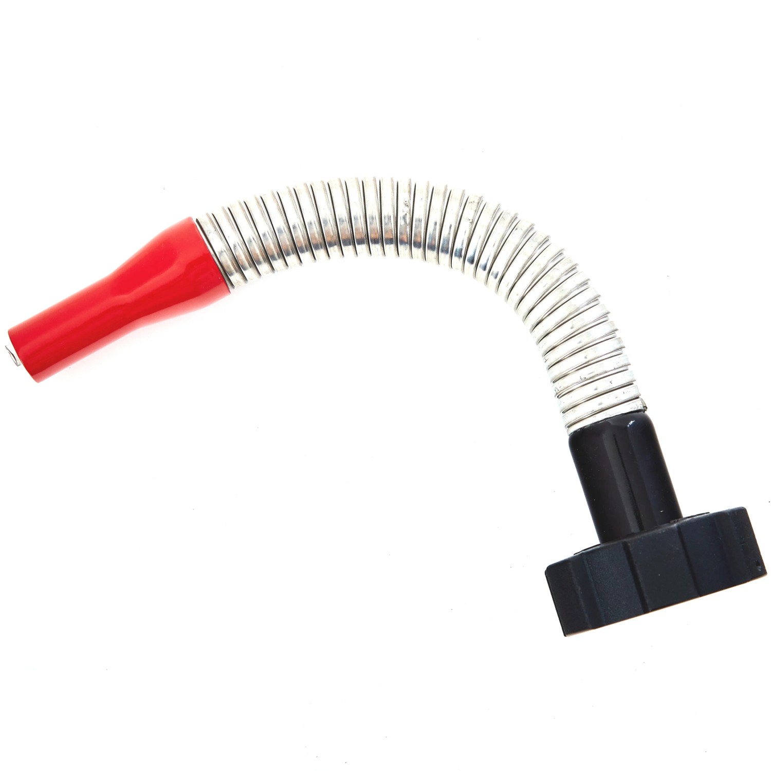 BW Ausgießer Flexibel für Kraftstoffkanister Metall Benzinkanister 5 und 10 und 20 Liter mit Schraubverschluss Flexrohr 20mm für Benzin Rot RAL 3000