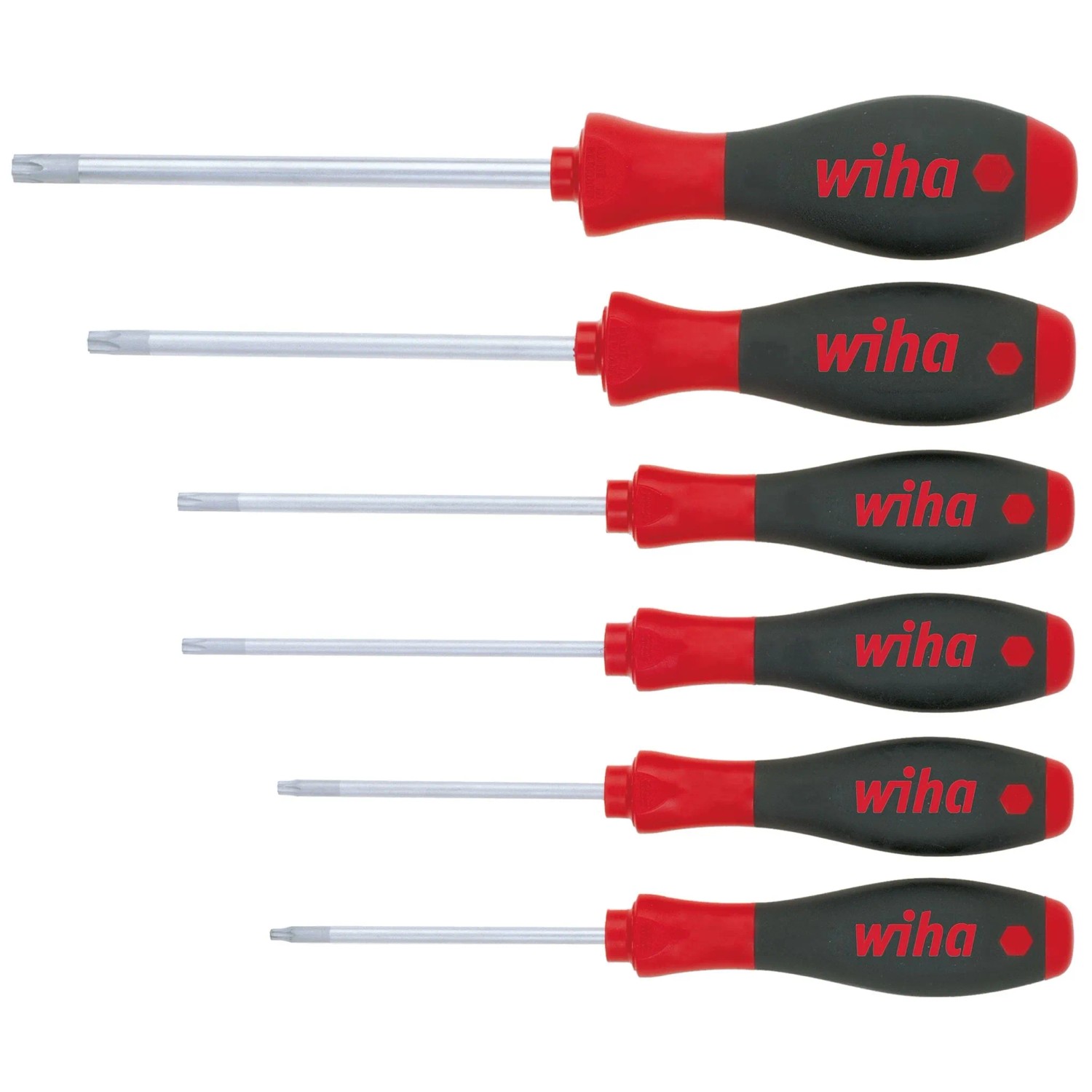 Wiha Schraubendreher-Set SoftFinish Innensechsrund mit Rundklinge 6-teilig