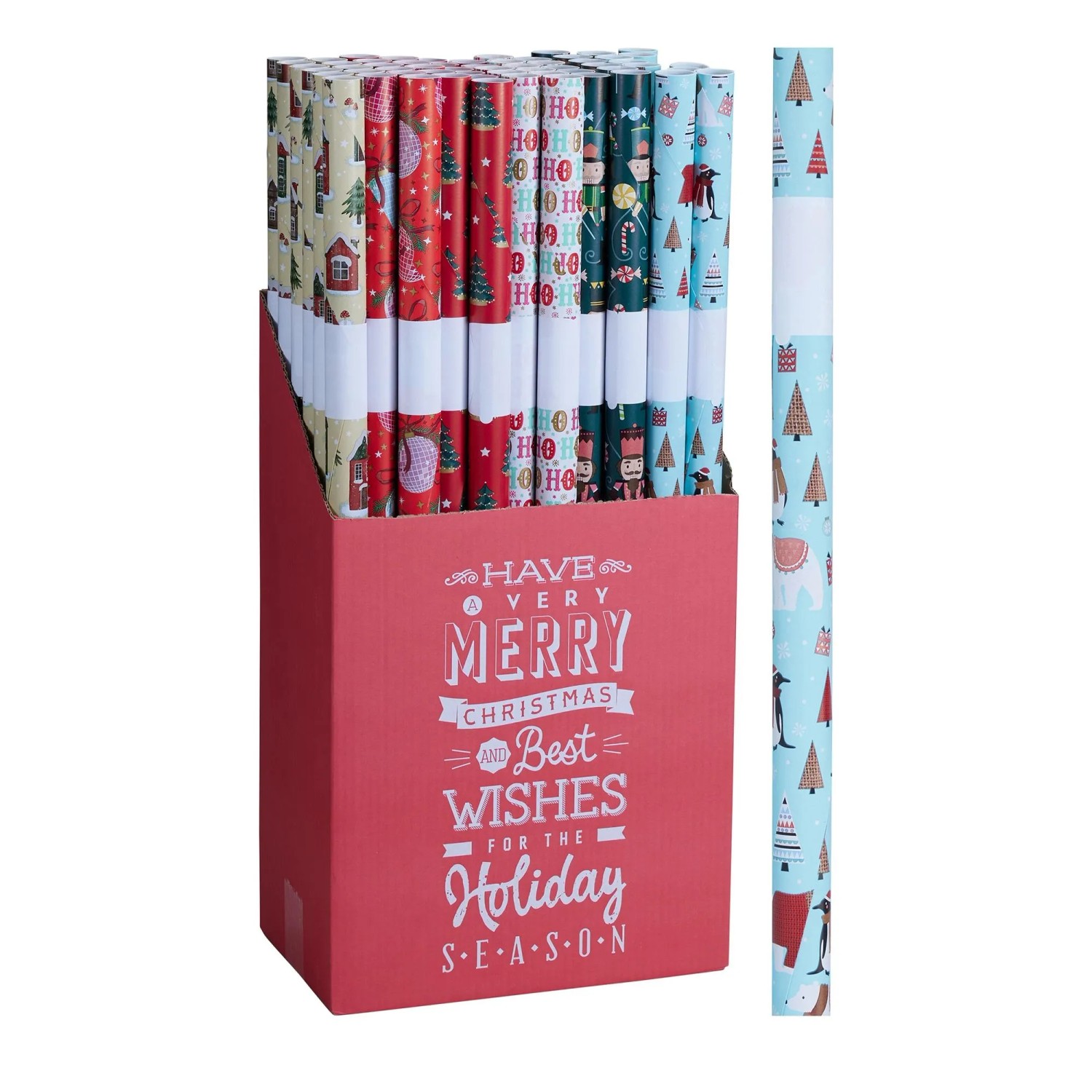 Geschenkpapier 70 cm x 200 cm Mehrfarbig 6-fach Sortiert
