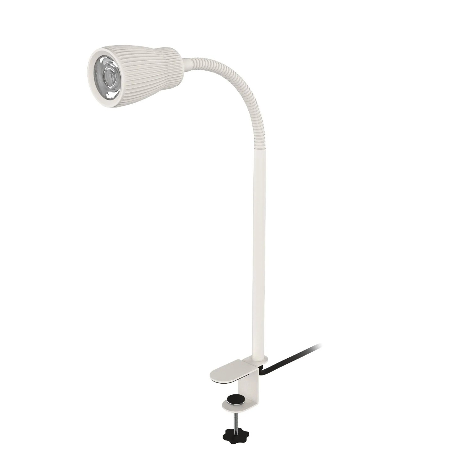 Briloner Klemmleuchte Riff Warmweiß 46 cm Altweiß