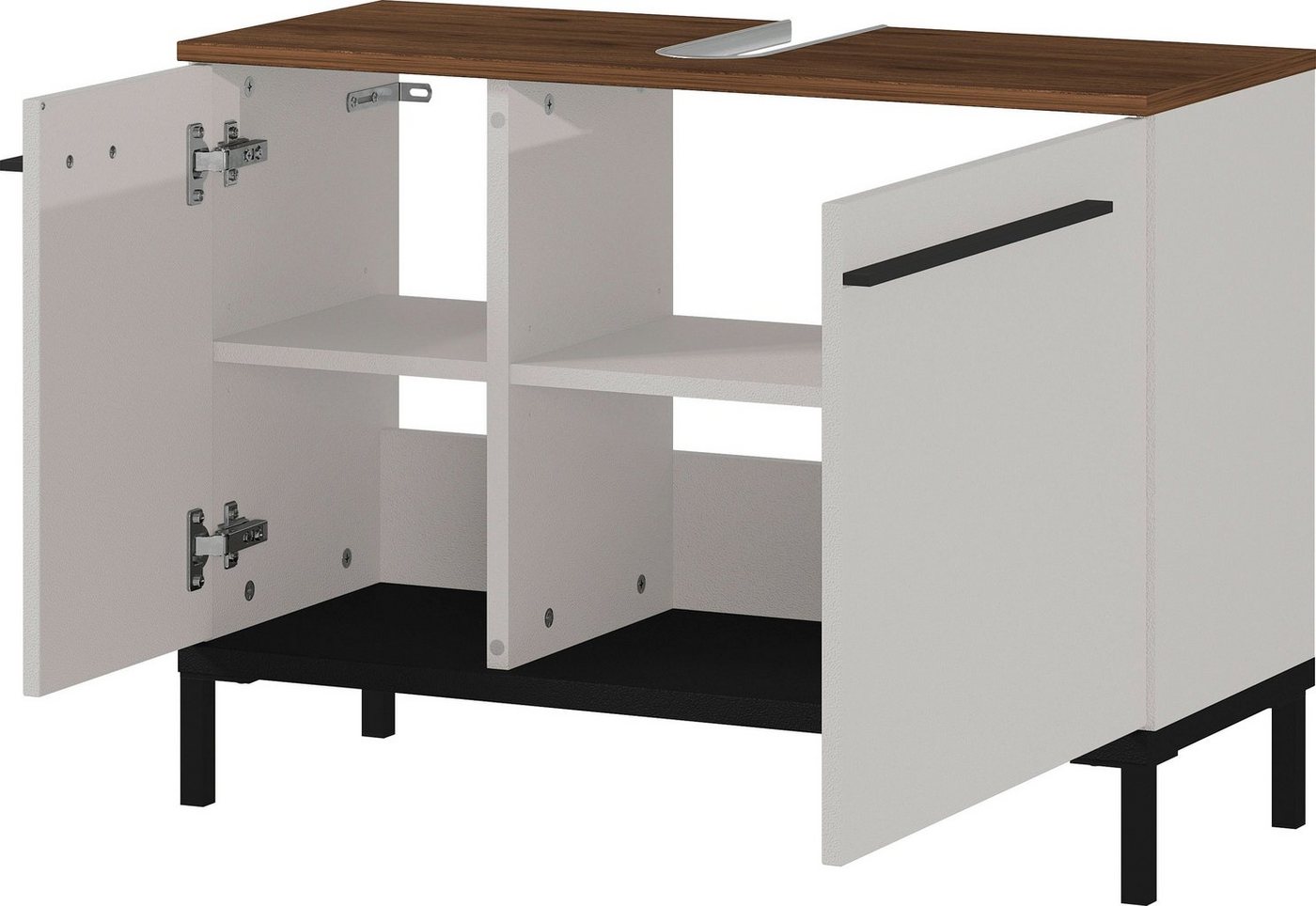 Germania Waschbeckenunterschrank Kaschmir B80 cm H59 cm T34 cm Bild 4