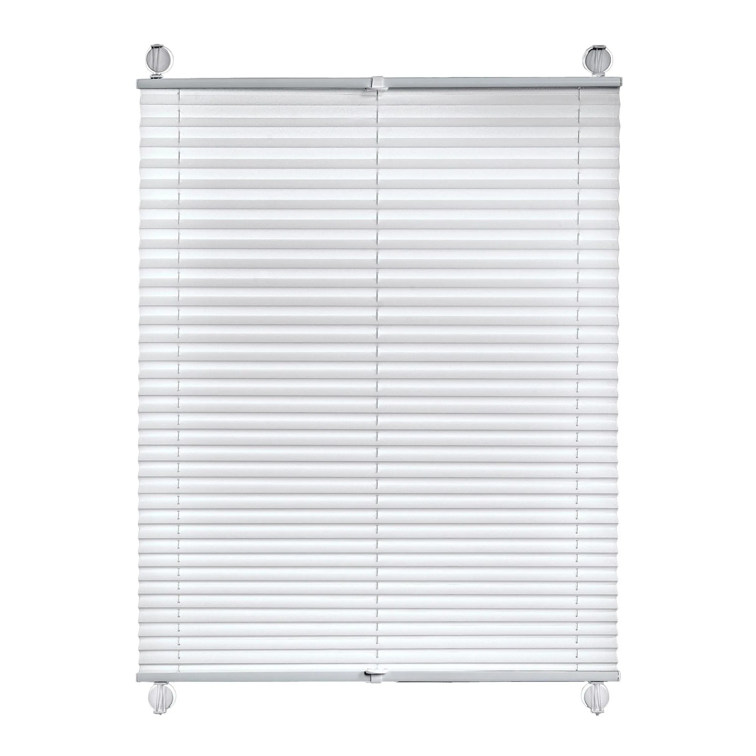 Gardinia Plissee Vacufix Tageslicht 70 x 130 cm mit Saugnäpfen