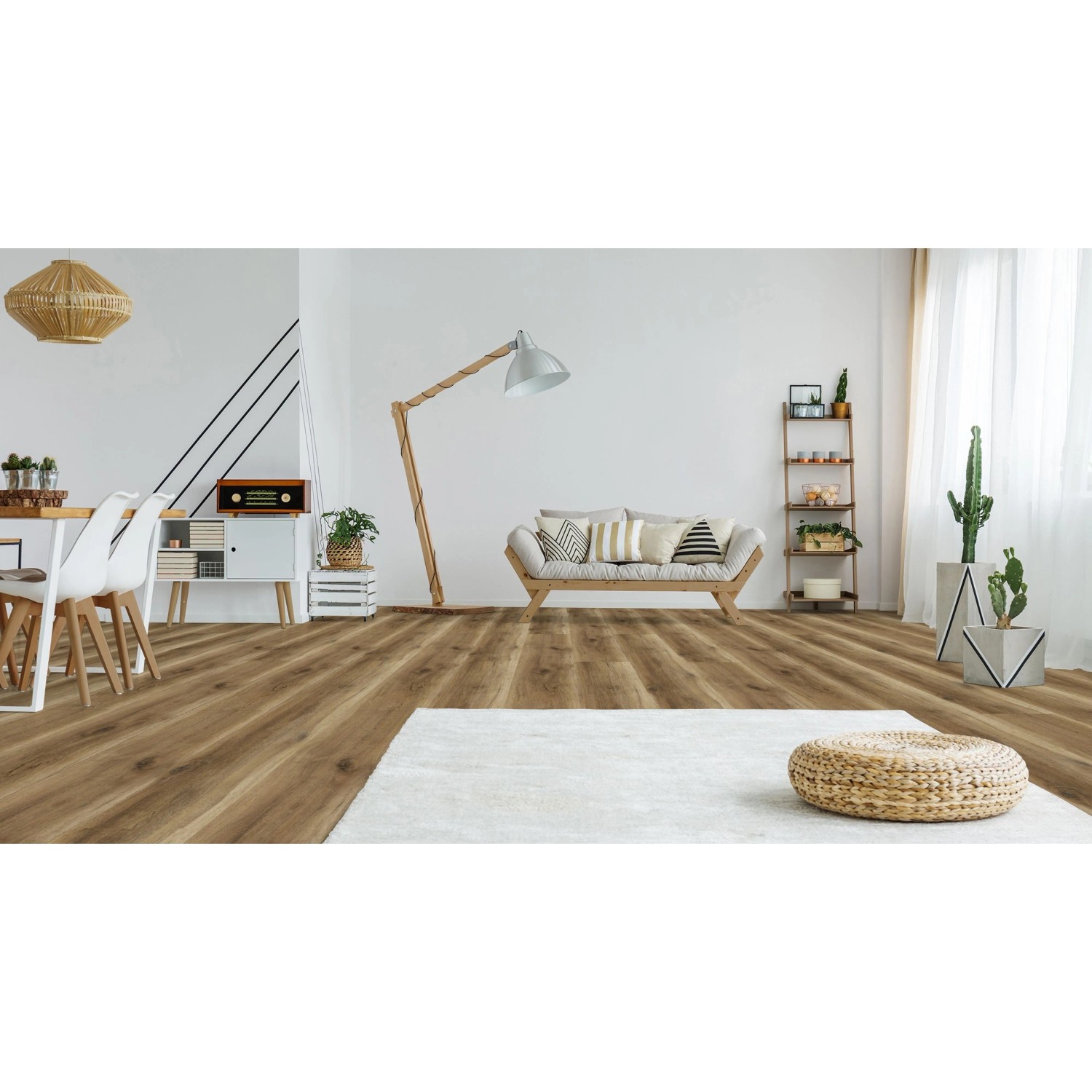 Mega City Vinylboden Nagoya Hickory Eiche Klick