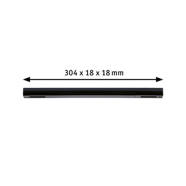 Paulmann 95669 Hochvolt-schienensystem-komponente Mitteleinspeiser Schwarz (matt)