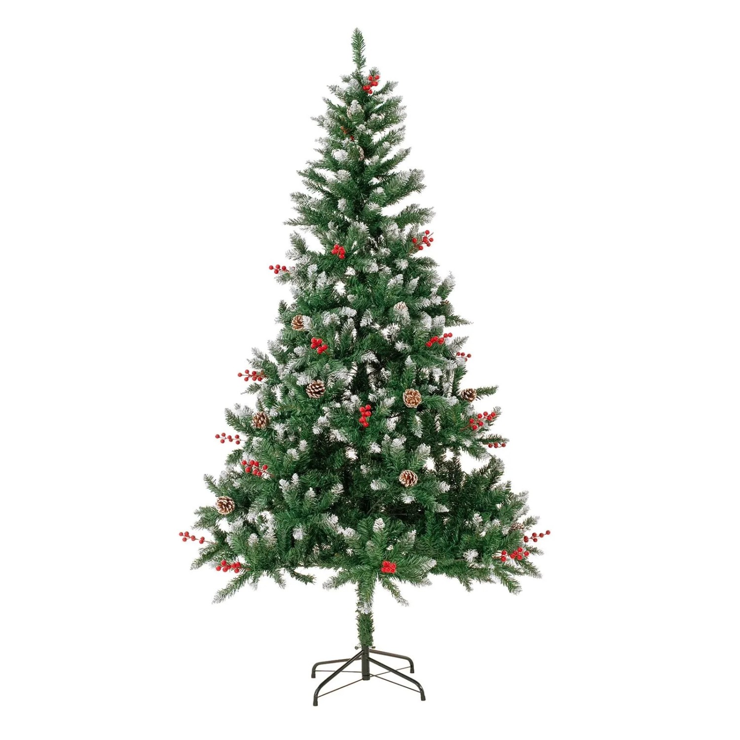 HOMAVO Künstlicher Weihnachtsbaum 150 CM Für Zuhause Garten Hotel Und Weihnachtliche Partys