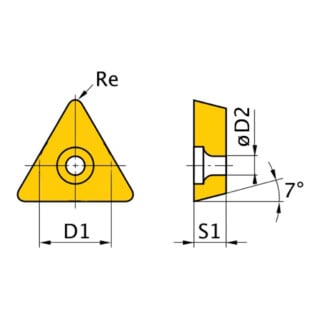 Optimum Ersatzwendeplatten ISO TCMT090204 5 Stück