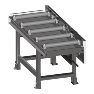 metallkraft Rollenbahnverlängerung 2000 x 600 mm motorisch