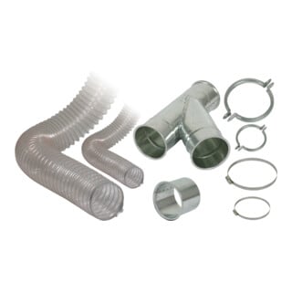 Holzcraft Absauganlagen Anschluss Set 120/80 mm