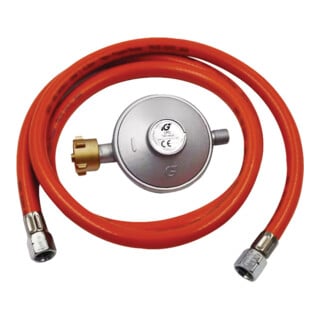 Unicraft Druckminderer 700 mbar mit Gasschlauch 1,5 m