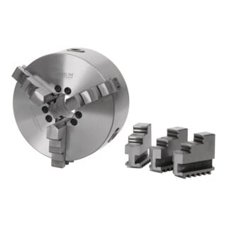 Optimum Dreibackendrehfutter Ø 250 mm zentrisch spannend Camlock DIN ISO 702-2 Nr. 6