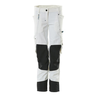 Mascot Hose Pearl Damen 76C42 weiss mit Knietaschen