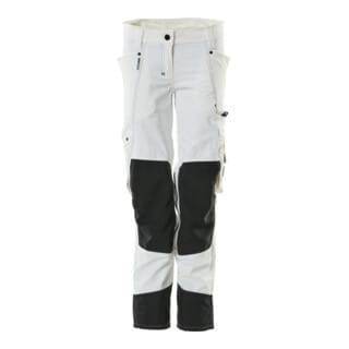 Mascot Hose Pearl Damen 76C42 weiss mit Knietaschen