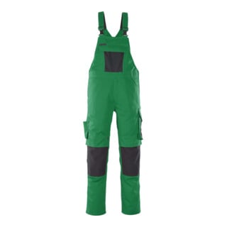 MASCOT® Latzhose Leipzig 90C52 grün/schwarz