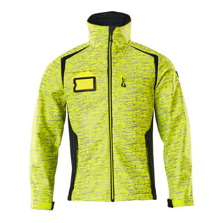 Mascot Soft Shell Jacke 3XL hi-vis gelb/schwarzblau Reflexeffekte