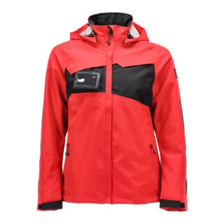 Mascot Hard Shell Jacke Damen 5XL verkehrsrot/schwarz wasserdicht