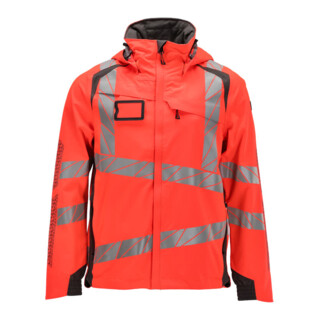 Mascot Hard Shell Jacke 3XL hi-vis rot/dunkelanthrazit leicht gefüttert