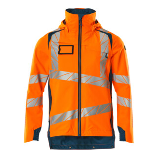 Mascot Hard Shell Jacke L hi-vis orange/dunkelpetroleum leicht gefüttert