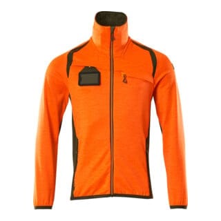 Mascot Fleecepullover Microfleecejacke 3XL hi-vis orange/moosgrün
