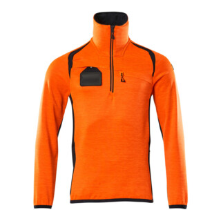 Mascot Fleecepullover Microfleecejacke 2XL hi-vis orange/schwarzblau
