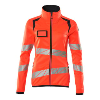 Mascot Fleecepullover Multisafe Damen Hi-vis rot/schwarzblau XL