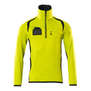 Mascot Fleecepullover Microfleecejacke 2XL hi-vis gelb/schwarzblau