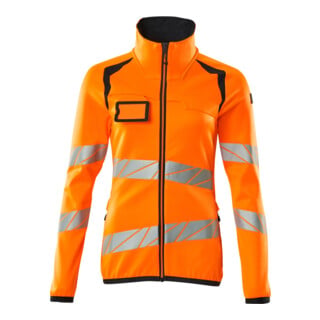 Mascot Fleecepullover Microfleecejacke Multisafe Damen hi-vis orange/schwarzblau Größe S