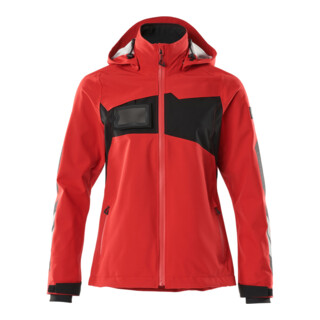 Mascot Hard Shell Jacke Damen 4XL verkehrsrot/schwarz geringes Gewicht