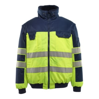 MASCOT® Pilotjacke Livigno 5XL hi-vis gelb/marine