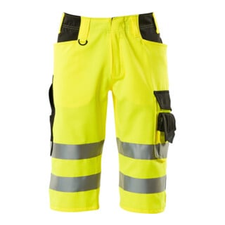 MASCOT® Dreiviertel-Hose Luton hi-vis gelb/schwarz Gr. C48