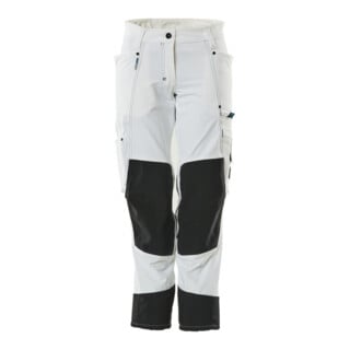 Mascot Hose Diamond Damen 82C36 weiss mit Knietaschen