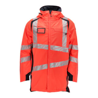 Mascot Parka CLIMASCOT®-Futter geringes Gewicht 4XL Hi-vis rot/schwarzblau