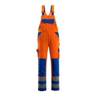 MASCOT® Latzhose Barras 82C56 hi-vis orange/kornblau