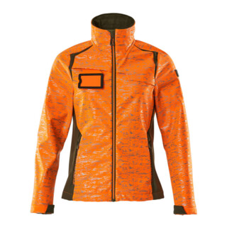 Mascot Soft Shell Jacke 4XL hi-vis orange/moosgrün Reflexeffekte Damen