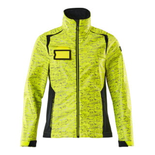 Mascot Soft Shell Jacke Damen 5XL hi-vis gelb/schwarzblau Reflexeffekte