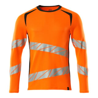 Mascot T-Shirt Langarm moderne Passform Größe M hi-vis orange/schwarzblau