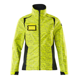 Mascot Soft Shell Jacke Damen hi-vis gelb/schwarzblau Reflexeffekte Größe S