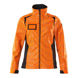 Mascot Soft Shell Jacke Damen 3XL hi-vis orange/schwarzblau Reflexeffekte