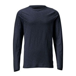 Mascot T-Shirt Langarm 5XL schwarzblau moderne Passform
