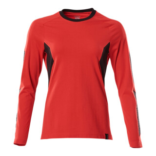 Mascot T-Shirt Langarm Damen 5XL verkehrsrot schwarz