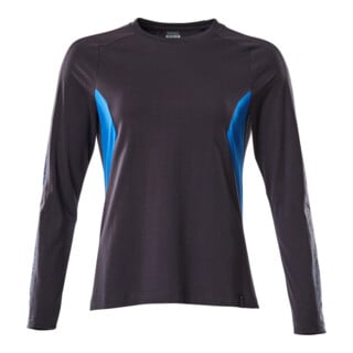 Mascot T-Shirt Langarm Damen 5XL schwarzblau/azurblau