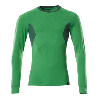 Mascot T-Shirt Langarm Modern Fit 4XL grasgrün/grün